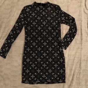Black Topshop Mini Cocktail Dress